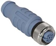 SENSOR CONNECTOR, M12, PLUG, 5POS, CABLE