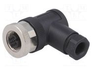 Connector: M12; plug; PIN: 5; female; A code-DeviceNet / CANopen 