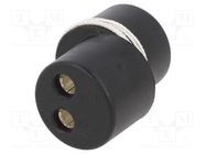 Transition: coupler; PIN: 2; black; 24V ELKE