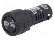 Signaller: sound; 22mm; CM22; -20÷60°C; Ø22.5mm; IP54; 24÷230VAC COBI ELECTRONIC