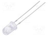 LED; 5mm; red; 22000÷25000mcd; 15°; Front: convex; No.of term: 2 OPTOSUPPLY