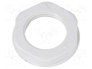 Nut; M16; polyamide; 22mm; grey; Pitch: 1.5 BM GROUP