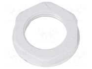 Nut; M16; polyamide; 22mm; grey; Pitch: 1.5 BM GROUP