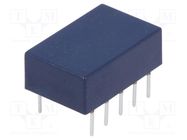 Relay: electromagnetic; DPDT; Ucoil: 12VDC; Icontacts max: 2A; PCB PANASONIC