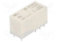 Relay: electromagnetic; DPDT; Ucoil: 115VAC; 8A; 8A/250VAC; HF115F HONGFA RELAY