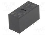 Relay: electromagnetic; DPDT; Ucoil: 12VDC; 8A; 8A/250VAC; 8A/24VDC HONGFA RELAY