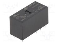 Relay: electromagnetic; DPDT; Ucoil: 12VDC; 8A; 8A/250VAC; 8A/24VDC HONGFA RELAY