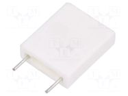 Resistor: wire-wound; THT; 120mΩ; 5W; ±5%; Metal Plate; 350V SR PASSIVES