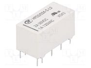 Relay: electromagnetic; DPDT; Ucoil: 24VDC; 3A; 1A/125VAC; 3A/30VDC HONGFA RELAY