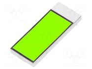 Backlight; LED; Dim: 29x11.8x2.5mm; yellow-green; 22.1x10mm DISPLAY ELEKTRONIK