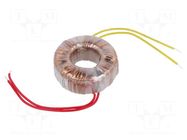 Transformer: toroidal; 50VA; 230VAC; 19V; 2.63A; Leads: cables; IP00 INDEL