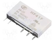 Relay: electromagnetic; SPDT; Ucoil: 48VDC; 6A; 6A/250VAC; 6A/30VDC HONGFA RELAY