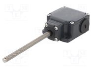 Limit switch; rubber seal,spring, total length 104,5mm; 10A PIZZATO ELETTRICA