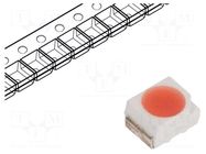 LED; pink; SMD; 3528,PLCC2; 750mcd; 3.5x2.8x1.9mm; 120°; 20mA OPTOSUPPLY