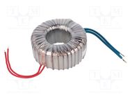 Transformer: toroidal; 250VA; 230VAC; 12V; 20.83A; Leads: cables 