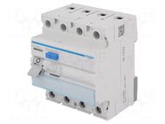 RCD breaker; Inom: 40A; Ires: 30mA; Max surge current: 250A; IP20 HAGER