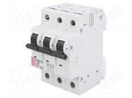 Circuit breaker; 230/400VAC; Inom: 25A; Poles: 3; Charact: C; 10kA ETI POLAM