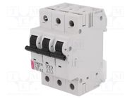 Circuit breaker; 230/400VAC; Inom: 16A; Poles: 3; Charact: C; 10kA ETI POLAM