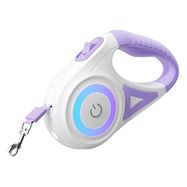 Rojeco 5m LED automatic leash (purple), Rojeco