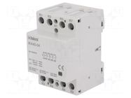 Contactor: 4-pole installation; 40A; 24VAC; NC x4; IKA ISKRA