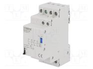 Relay: installation; bistable,impulse; NC x2 + NO x2; BI; 25A ISKRA