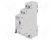 Relay: installation; bistable,impulse; NO x2; Ucoil: 230VAC; BI ISKRA