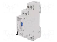 Relay: installation; bistable,impulse; NO x2; Ucoil: 230VAC; BI ISKRA