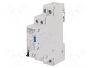 Relay: installation; bistable,impulse; NO x2; Ucoil: 230VAC; BI ISKRA