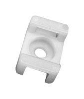 CABLE TIE MOUNT, NYLON 6/6, NATURAL