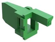 P-WEDGELOCK, 4POS, THERMOPLASTIC, GREEN