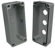 PUSHBUTTON ENCLOSURE, 3HOLE, PC