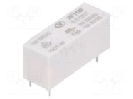 Relay: electromagnetic; SPDT; Ucoil: 12VDC; 10A; 10A/250VAC; PCB HONGFA RELAY