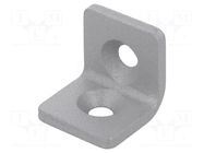 Angle bracket; for profiles; with bore for countersunk screws ELESA+GANTER