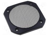 Loudspeaker grille; 86x86x8.5mm; polycarbonate VISATON