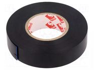 Tape: fixing; W: 19mm; L: 33m; Thk: 0.11mm; black; -30÷105°C; 180% SCAPA