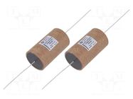 Capacitor: aluminum-polypropylene-paper; 0.68uF; 600VDC; ±5% MIFLEX