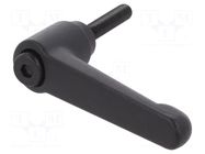 Lever; adjustable; Thread len: 25mm; Lever length: 63mm; GN 300 ELESA+GANTER