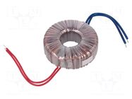 Transformer: toroidal; 100VA; 230VAC; 12V; 8.33A; Leads: cables INDEL