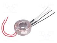 Transformer: toroidal; 35VA; 230VAC; 12V; 24V; 1.45A; 0.72A; Ø: 75mm INDEL