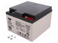 Re-battery: acid-lead; 12V; 24Ah; AGM; maintenance-free YUASA