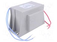 Transformer: mains; 135VA; 230VAC; 17V; 7.94A; Leads: cables; 200mm INDEL