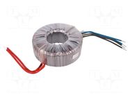 Transformer: toroidal; 450VA; 230VAC; 24V; 24V; 9.37A; 9.37A; H: 58mm INDEL