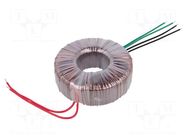 Transformer: toroidal; 300VA; 230VAC; 40V; 40V; 3.75A; 3.75A; H: 58mm INDEL