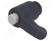 Lever; adjustable; Thread len: 10mm; Lever length: 30mm; -30÷130°C ELESA+GANTER