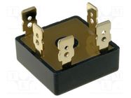 Bridge rectifier: three-phase; Urmax: 1.2kV; If: 27A; Ifsm: 550A IXYS