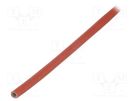 Insulating tube; fiberglass; brick red; -60÷250°C; Øint: 3.5mm FAVIER