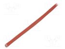 Insulating tube; fiberglass; brick red; -60÷250°C; Øint: 2.5mm FAVIER