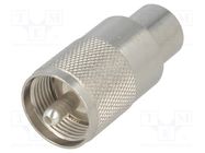 Connector: UHF (PL-259); plug; male; straight; RG213; for cable 