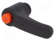 Lever; adjustable; Thread len: 10mm; Lever length: 44mm; -30÷130°C ELESA+GANTER