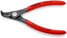 KNIPEX 49 21 A11 Precision Circlip Pliers for external circlips on shafts with non-slip plastic coating grey atramentized 130 mm